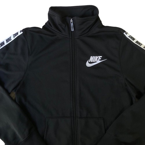 Nike Sportswear NSW Girls Size XL Black Track Jacket 939456-010 NEW - Picture 2 of 9