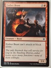 Ember Beast - Conspiracy: Take the Crown - Magic the Gathering MTG Nice!