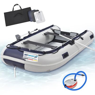 Schlauchboot Sportboot Angelboot 320cm Aluboden Paddelboot Ruderboot ArtSport 