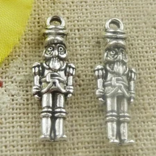 Free Ship 108 pcs tibetan silver Nutcracker charms 23x8mm L-4771 crafts DIY
