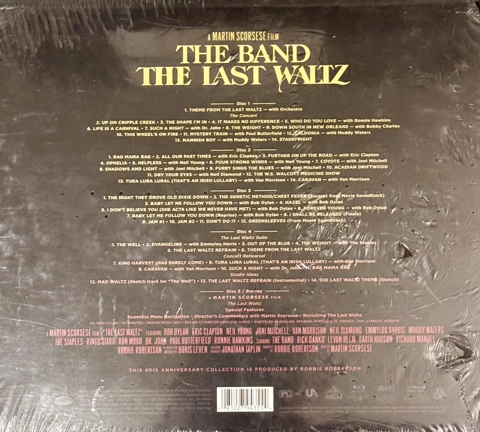 The Last Waltz 40th Anniversary 4 Disc Edition Box Set - Image 2 of 2