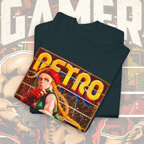 Cammy Street Fighter Shirt, Unisex ,Gaming Tee, Retro Gaming, Gamer Gift T-Shirt - Picture 62 of 71