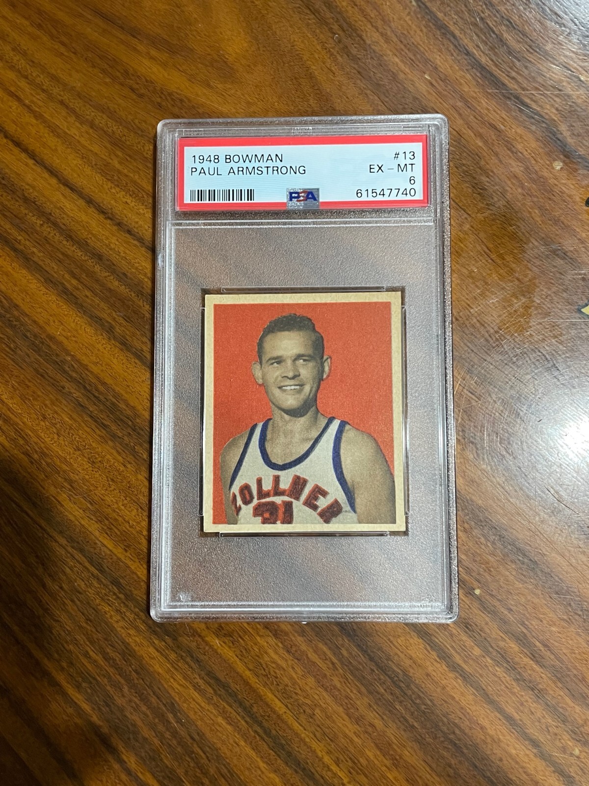 1948 Bowman #13 Paul Armstrong PSA 6 EX-MT