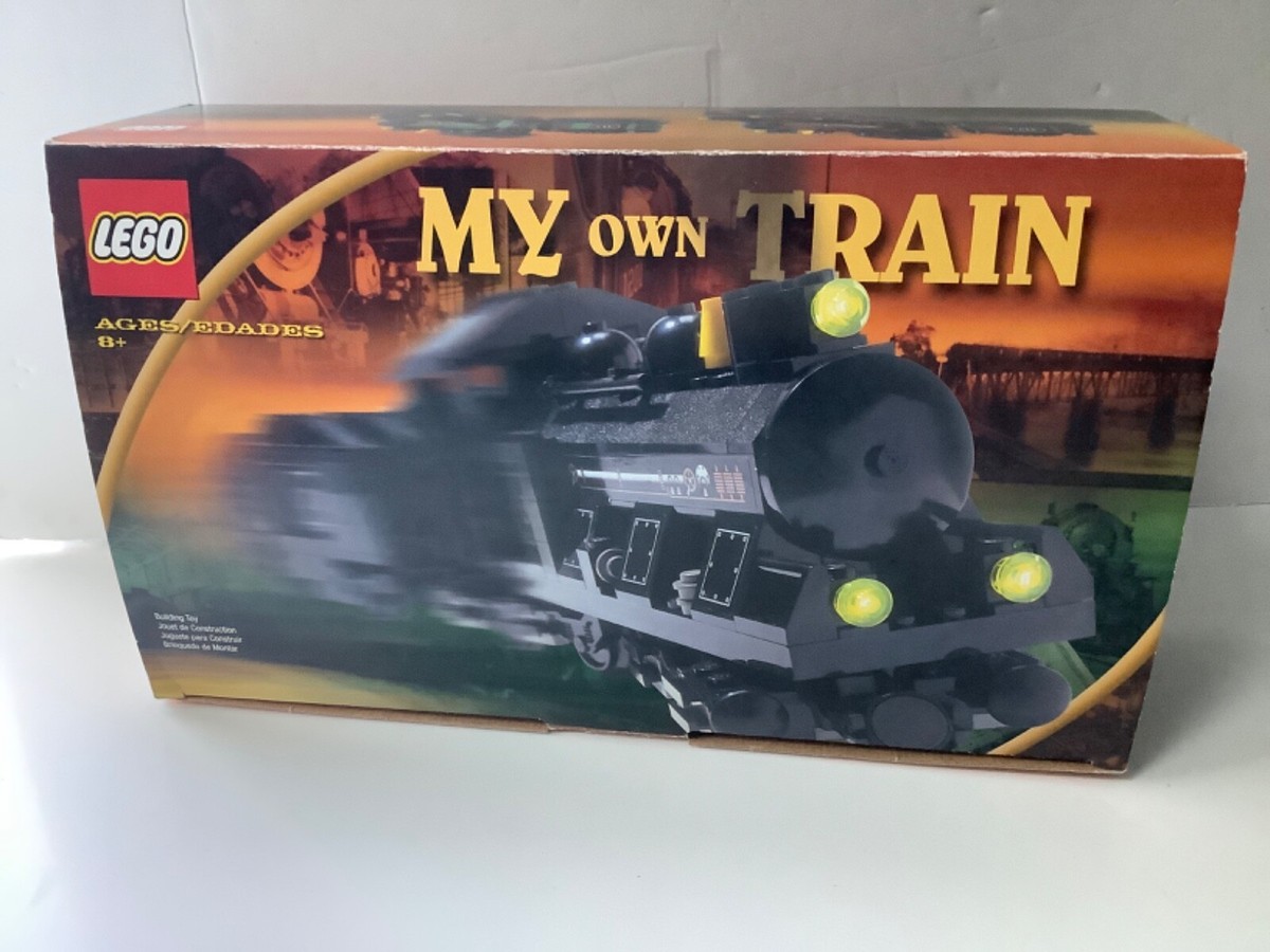 LEGO 3741 My own train boxed Steam Locomotive Black livery 3745 - Main Image
