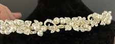 Davids Bridal Crystal  Pearl Flower Bridal Headband