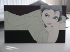 PICKUP Pompano Beach, FL 48x30 Patrick Nagel Inspired Painting Acrylic on Canvas — photo 1