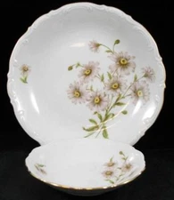 Mitterteich Daisy Bell Lot of Fruit Bowl and Coupe Soup Bowl