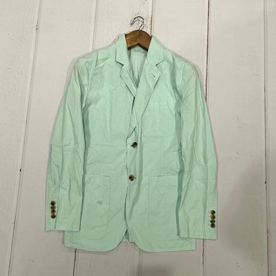 HERMES COTTON100% 2B Lightweight Blazer Tailored Jacket SIZE46 Men's Rare Color