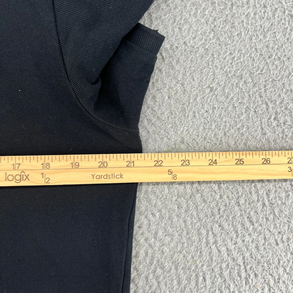 Burberry London Polo Shirt Mens Large Black Nova Check Preppy Golf * - Image 3 of 4