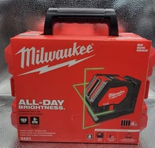 MILWAUKEE Green Laser - Cross Line Kit 3421 *BRAND  NEW* ~~