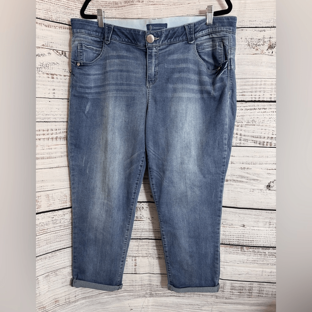Democracy jeans womens Plus Sz 20 W absolution stretch Ankle Skimmer Mold  Hold