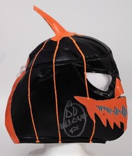 Halloween Signed Wrestling Mask BAS COA WCW Lucha Libre AAA CMLL All Japan Pro 1