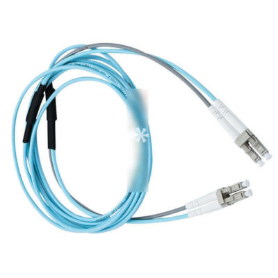 10G OM3 50M Armored Cable Fiber Patch Cord LC to LC 3.0mm MM 50/125 Duplex