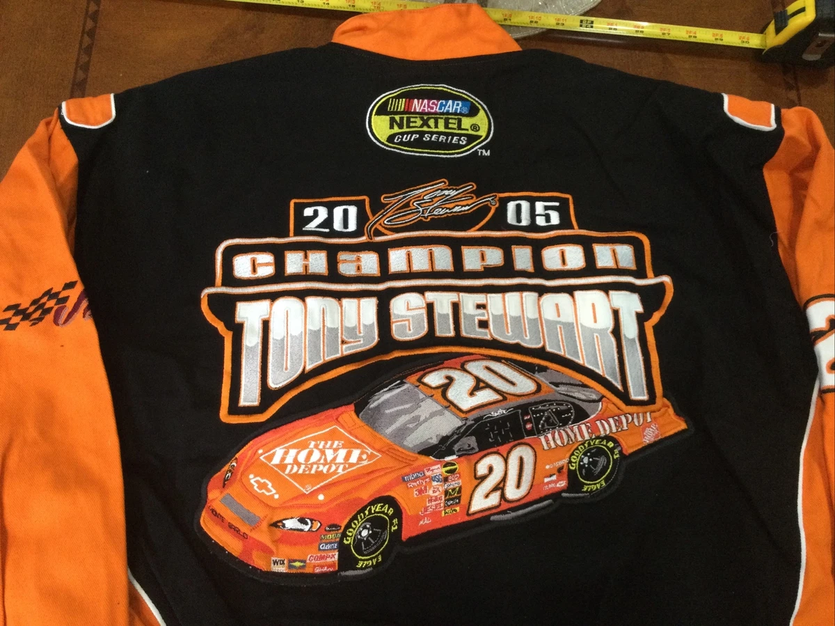 Vintage NASCAR 2005 Tony Stewart 20 Championship Jacket Jh Design NWT 3XL NOS