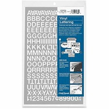 Chartpak 01016 Vinyl Numbers/Cap Letters 1/2-Inch WD