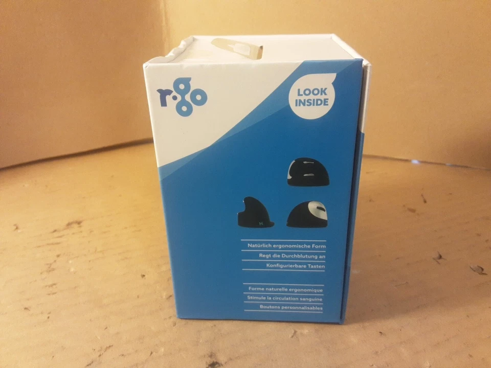 R-Go HE Mouse Ergonomic mouse, Right Handed, Ambidextrous, wired Boxed - Image 3 of 4