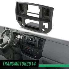 Fit For Dodge Ram 2006 2007 2008 Center Dash Trim Radio Bezel Vent Panel Black