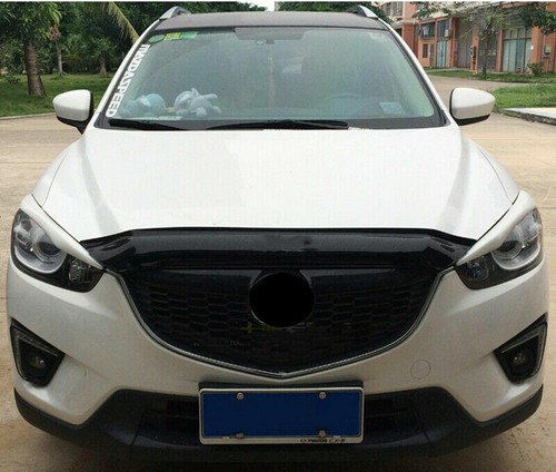 Front Bug Shield Hood Deflector Guard Bonnet Protector For Mazda CX-5 2012-2016 - Picture 6 of 9