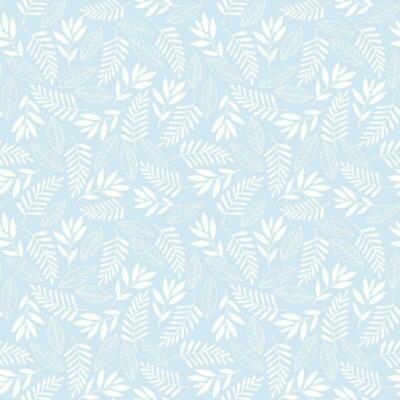 G78381 - Tiny Tots 2 Koala Leaf Light Blue Galerie Wallpaper