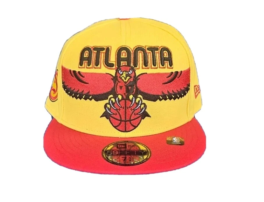 Men's New Era Gold/Rust Atlanta Hawks 59FIFTY Fitted Hat