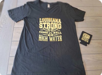 New Old Stock Ladies Louisiana Strong Come Hell Or High Water T Shirt, Size XL.