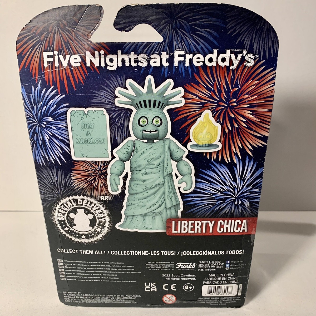 Funko FNAF Five Nights at Freddy's Liberty Chica Action Figure