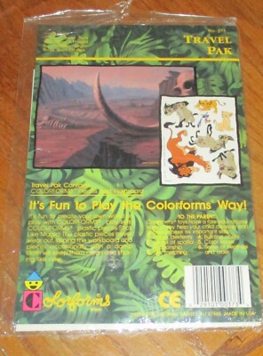 VINTAGE 1994 Disney THE LION KING Travel COLORFORMS Hyenas