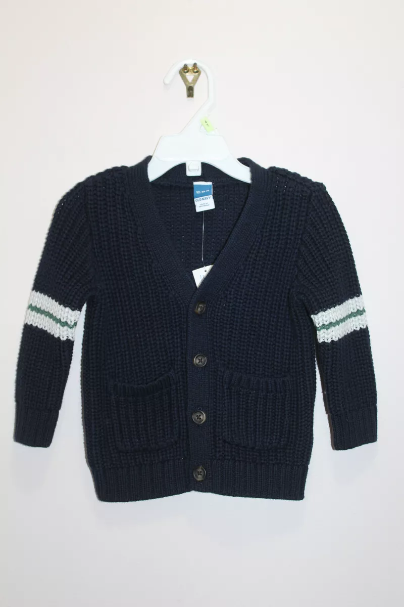 Navy blue clearance button up sweater