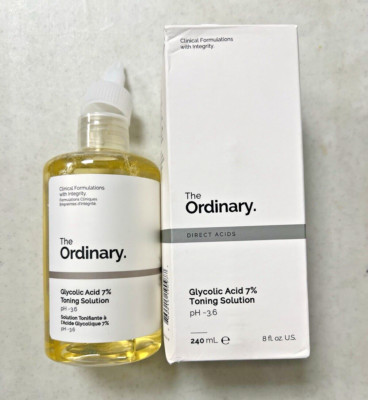 The Ordinary Glycolic Acid 7% Toning Resurfacing Solution Standard Size 240 ML