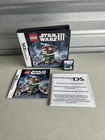 Nintendo DS Lego Star Wars III The Clone Wars - Complete in Box w/ Manual TESTED