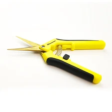 2PK Straight Blade Trimming Scissors Stainless Steel Gardening Plant Hemp Garden