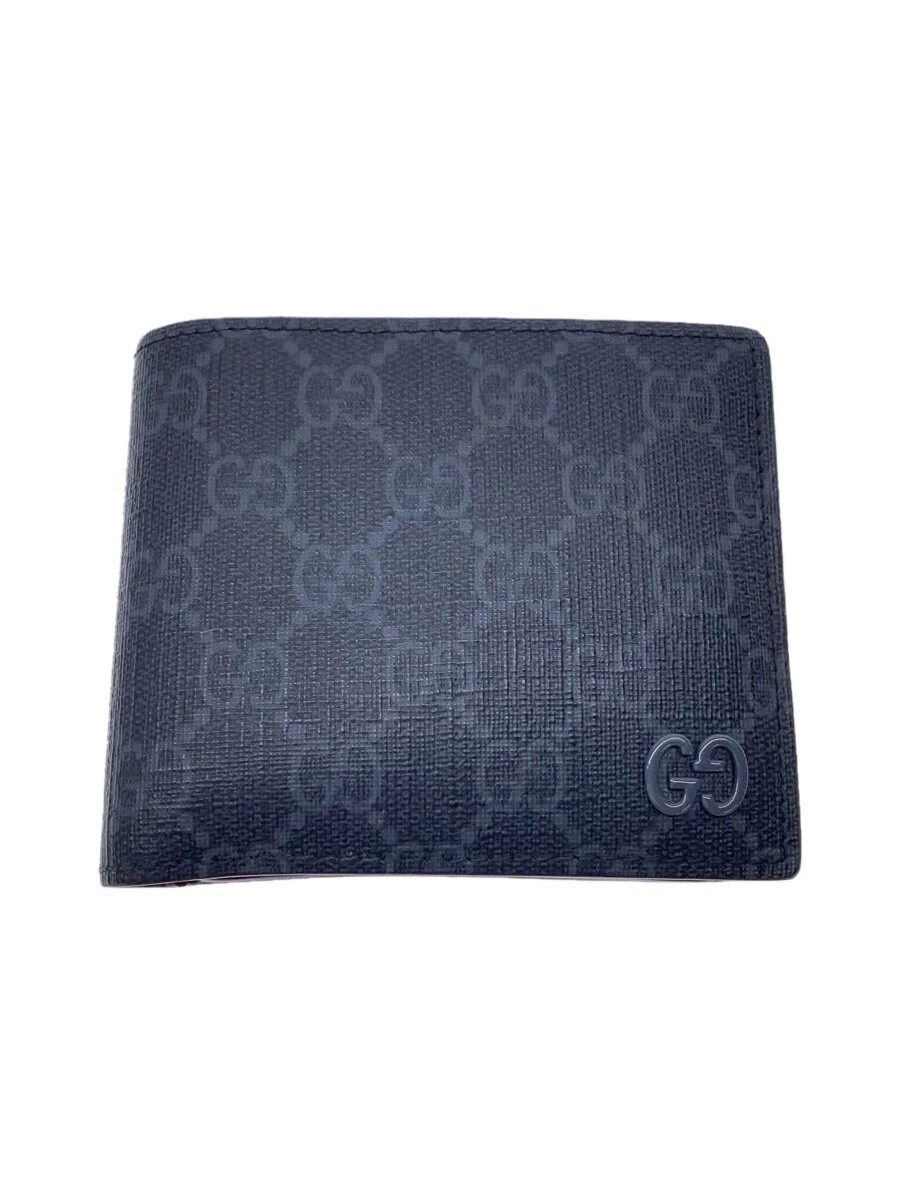 Portefeuille GUCCI à deux volets avec toile toile suprême détail GG
