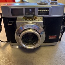 1960s Kodak Motormatic 35F 35 mm Camera With Leather Case Vintage