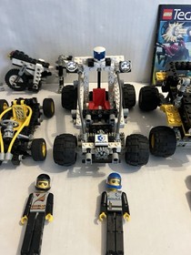6 Vintage TECHNIC Vehicle & Minifigure Set # 8223 8230 8816 8207 8233 8239 Lot