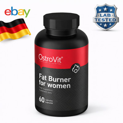 OstroVit Fat Burner Frauen 60 Kapseln Carnitin Koffein Chrom Gruentee Kaffee Pro