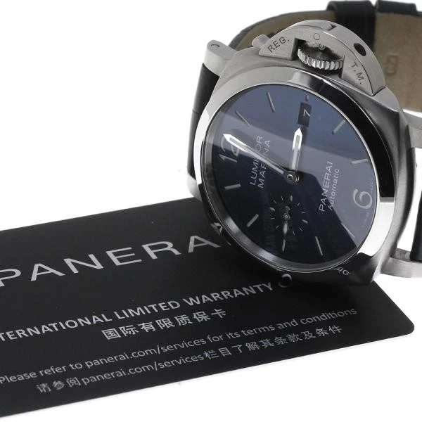 Panerai — Officine Panerai Luminor Marina 42mm PAM01393 42mm SS Navy Dial Watch #C2875