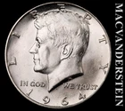 1964-D Silver Kennedy Half Dollar - Choice Gem Brilliant Unc  Lustrous  #L5282