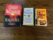 Colleen McCullough Book Lot of 3 - Mixed HC/PB - Morgan’s Run Fortunes favorites