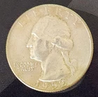1952-D Washington Quarter 90% Silver 25c US Coin Denver Mint Circulated Low Ship