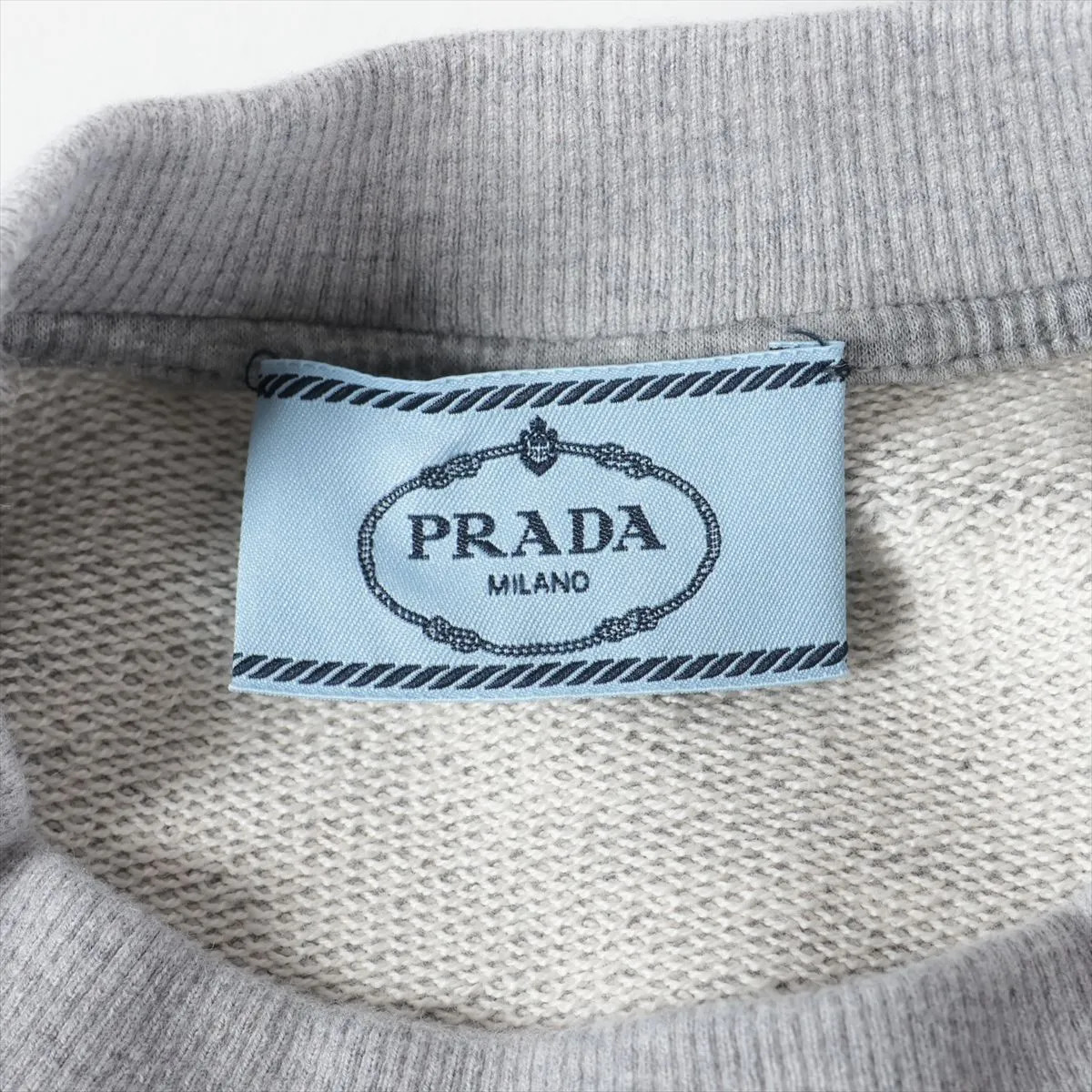 Prada Triangle logo 24 years Cotton Basic knitted… - image 5