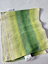 Next Cotton Set of 3 Ribbed Placemats Striped Dining Table Mats Green