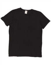 ZARA T-shirt uomo top grande nero AJ03