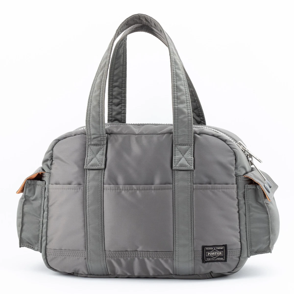 PORTER シルバー ボディバッグ 公式】 MOUSTACHE 2WAYボディバッグ(L) 杢調ポリ×コーティングポリ×合