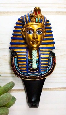 Ebros Ancient Egyptian Pharaoh King TUT Tutankhamun Figurine Wall Hook Hanger