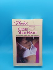New Playtex cotton Cross Your Heart White Bra 38 B Style 173 NOS