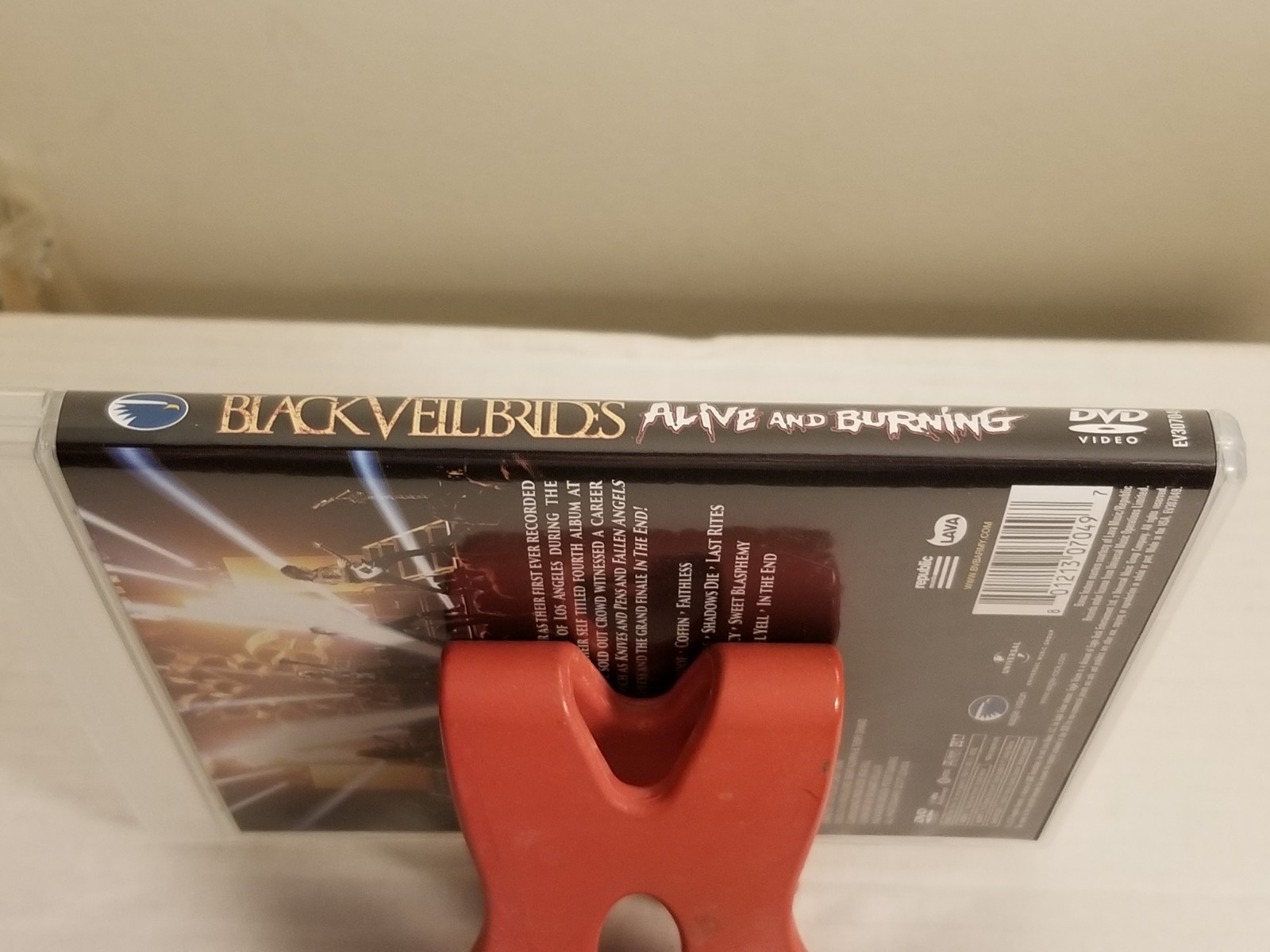 BLACK VEIL BRIDES Alive and Burning (DVD📀) NTSC ALL REGION Eagle Vision  VGC ✔