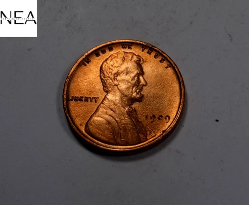 1909 VDB Lincoln Wheat Penny Cent ~ Gem BU Red ~ ZW409