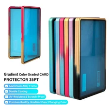 For PSA/CGC/BGS 35PT Slab Bumper UV Resistant Magnetic Aluminum Metal Case 