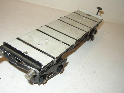 vintage Marklin standard gauge flat car Log Load Germany 1953 st - Picture 4 of 5