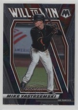 2021 Panini Mosaic Will to Win Mike Yastrzemski #WTW12 1g57